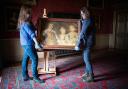 The recently discovered print by Jacob Christoff Le Blon returns to public show at Oxburgh Hall in Norfolk (Mike Hodgson/ National Trust/ PA)