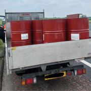 Driver was stopped after travelling with 'insecure load'