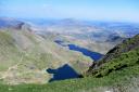 The view from the top of Snowdon