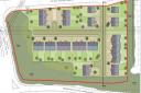 The planned new housing estate on the site of a former youth centre in Runcorn