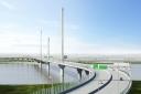 An artist's impression of the new Mersey Gateway