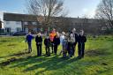 Netherton Moss Primary School students planting their trees from Veolia Orchard.