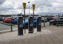 Parking meters were installed at Green Oaks Shopping Centre in Widnes