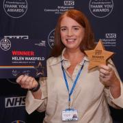 Helen Wakefield works at Widnes Urgent Treatment Centre and won at the 'Thank You' awards