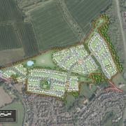 The proposed new Widnes estate. Image from planning docs by Taylor Wimpey