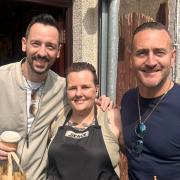 Will Mellor and Ralf Little paid a visit to a bakery in Runcorn