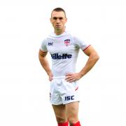 Kevin Sinfield in the England strip