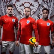 England players sporting a similar kit to that of '66