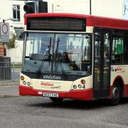 A Halton Transport bus
