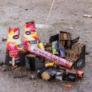 Youths caused mischief with fireworks
