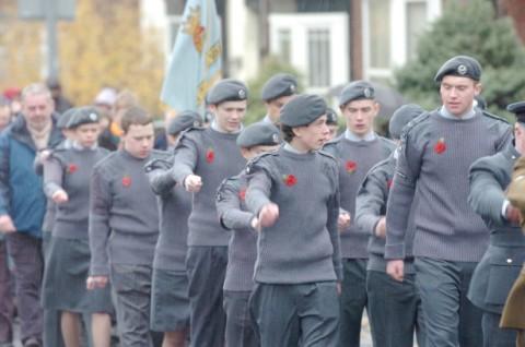 Runcorn and Widnes World: Runcorn Air Cadets in the annual Remembrance 