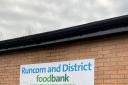 The donation was given to Runcorn Foodbank