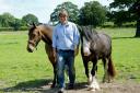 Comic and former Brookvale High pupil John Bishop adopts four neglected horses. Picture: Rhian ap Gruffydd