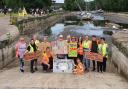 Protestors from Save our Sankey Canal at the weekend.