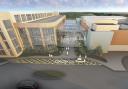 An artist impression of the new hospital bid submitted for Warrington and Halton