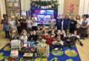 St Gerard's Catholic Primary & Nursery School donate food supplies to Widnes food bank and raise awareness of the growing rate of child poverty in Halton area.