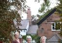 Sarah Weaver of Redrow with Daresbury resident Eleanor Brittain and Debbie Healey from the Daresbury Residents Group