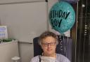 Gary in hospital on his birthday