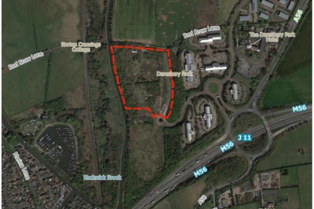 The location of the planned development. Image from planning documents.