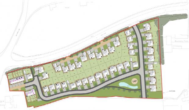 Runcorn and Widnes World: Proposed estate layout near South Lane in Widnes. Picture provided by Redrow.