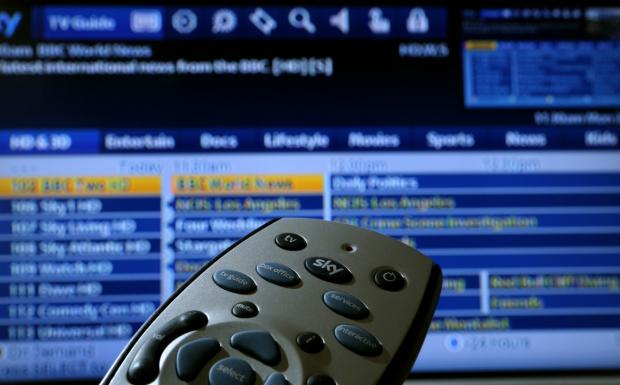 Runcorn and Widnes World: Sky TV remote and TV guide (PA)