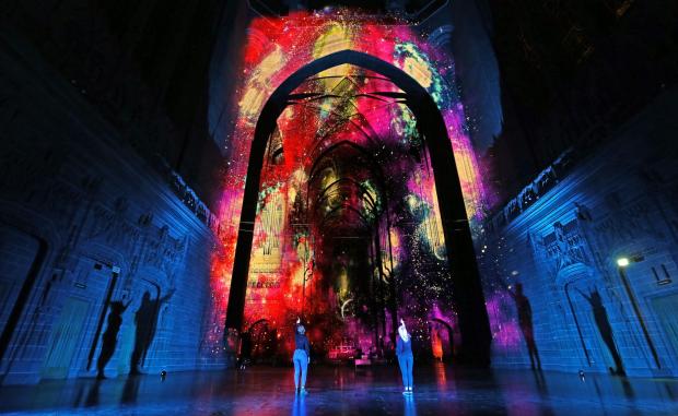 Runcorn and Widnes World: Another look at the projections - Picture: Liverpool Cathedral/Gareth Jones