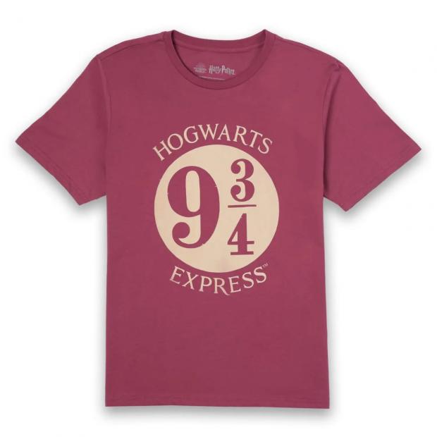 Runcorn and Widnes World: Harry Potter Platform Burgundy T-Shirt (IWOOT)