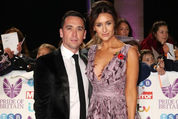 Tom Pitfield and Catherine Tyldesley. Credit: PA