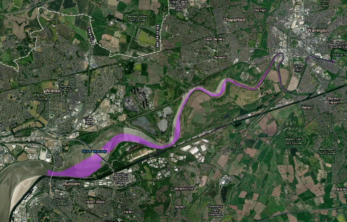 The areas in purple are under the control of the Crown (Image: Crown Estate Foreshore and Estuary Map)