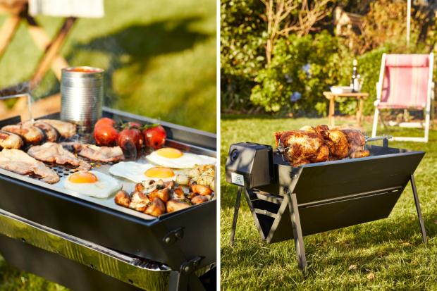 Runcorn and Widnes World: Asado uBer-Q Barbecue, Rotisserie, Grill plate and Carry Bag (Lakeland/Canva)