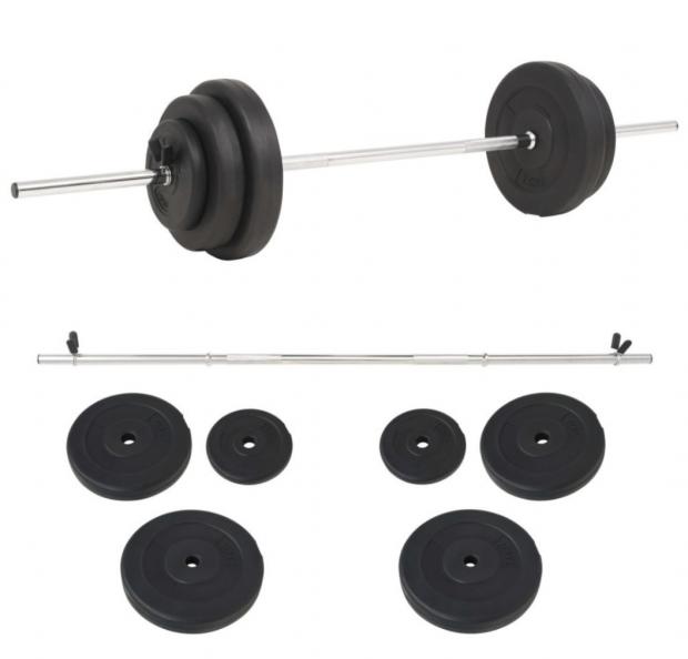 Runcorn and Widnes World: Barbell Set. Credit: OnBuy