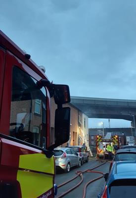 Runcorn and Widnes World: The fire service shared this image from the scene