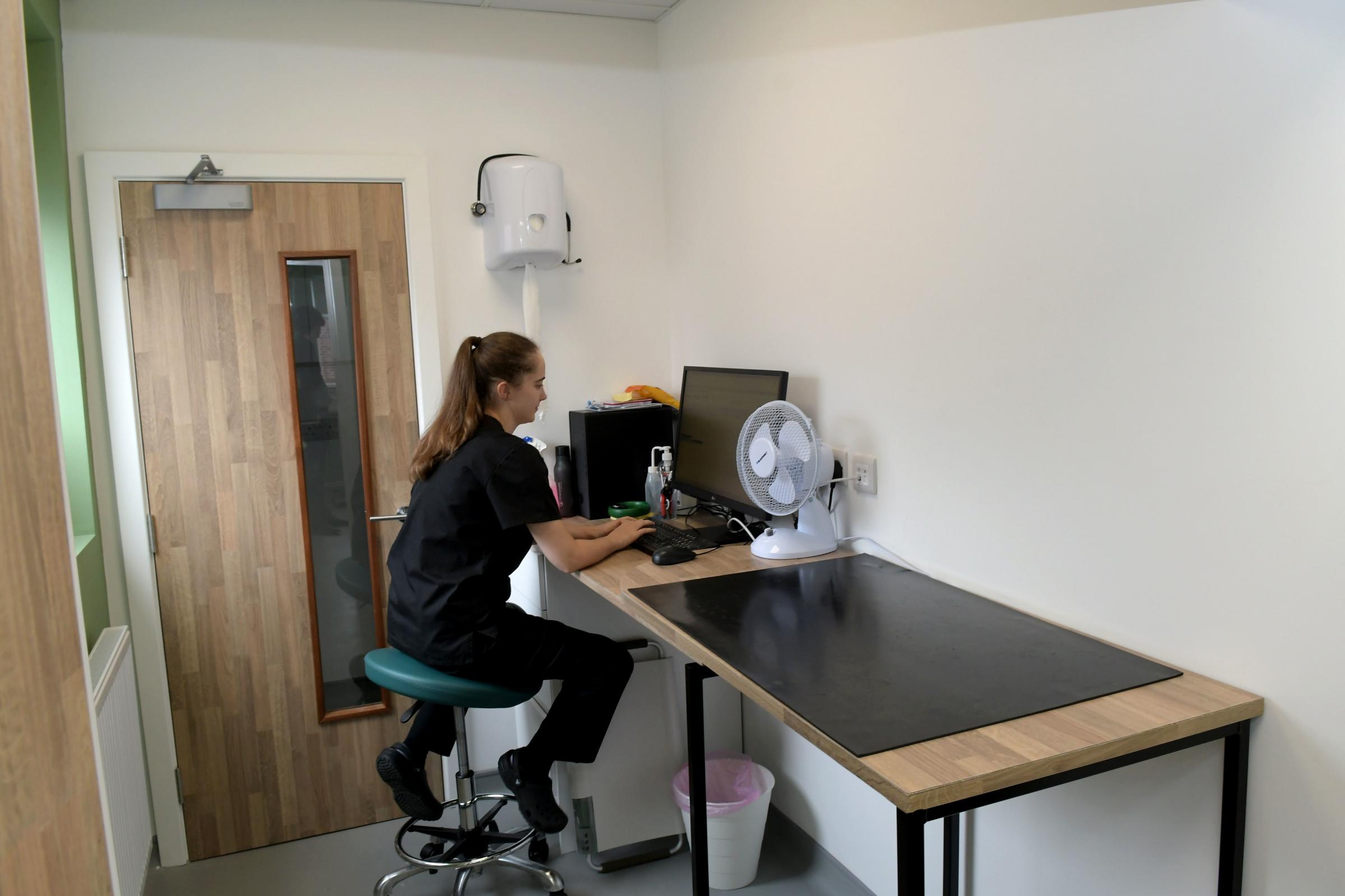One of the consultation rooms
