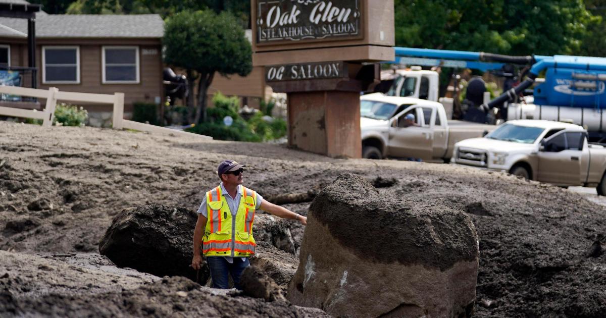 Clean-up begins after mudslides sweep through California mountain communities - Vimarsana News
