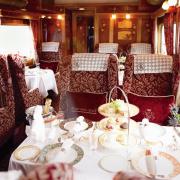 Luxury train the Northern Belle to pick up Runcorn passengers on a red carpet
