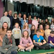 Some of the members of The Heath Drama Group