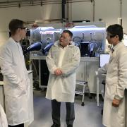 Weaver Vale MP Mike Amesbury during his visit to Daresbury-based Quantum Science