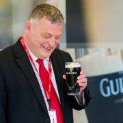 Runcorn MP Mike Amesbury at the town's Guinness plant