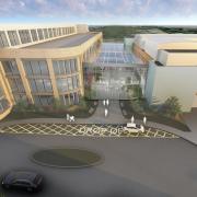 An artist impression of the new hospital bid submitted for Warrington and Halton