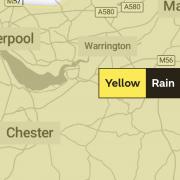 The Met Office has issued a yellow weather warning for heavy rain