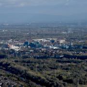 Photos from the top of Fiddler's Ferry show stunning views of Warrington. Pictures: Dave Gillespie