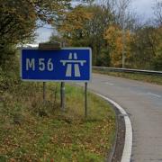 The incident happened on the M56