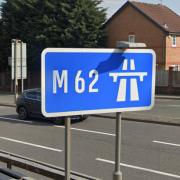 The fatal crash occurred on the M62