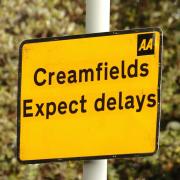 Heavy traffic builds up around town as campers leave Creamfields