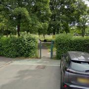 The gates on Birchfield Avenue in Widnes