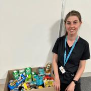Northwest Veterinary Specialists in Runcorn has donated more than 30kg of food to Runcorn and District Foodbank