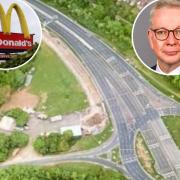 The proposed drive-thru could be referred to Michael Gove due to the location of chemical pipes
