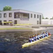 Artist impression of Runcorn Rowing Club's new boathouse. Images by RSK Group