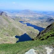 The view from the top of Snowdon
