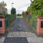 Police searched Crow Wood Park in Widnes